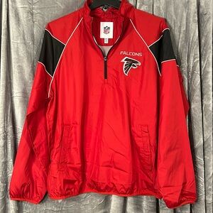 NFL Atlanta Falcons Football Pullover Windbreaker Men’s size XL